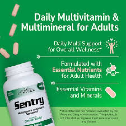 Sentry Adults Multivitamin & Multimineral Supplement Tablets